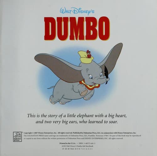 Cover of Walt Disney's Dumbo