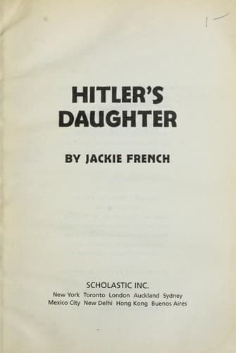Cover of Hitler's daughter