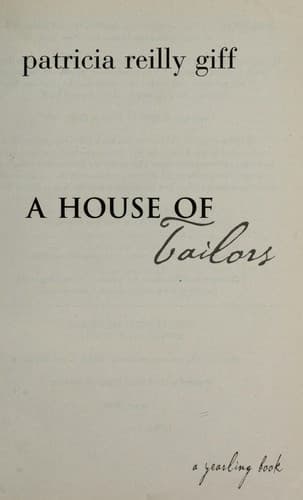 Cover of A house of tailors