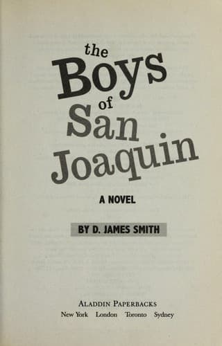 Cover of The boys of San Joaquin
