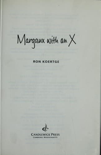 Cover of Margaux with an X