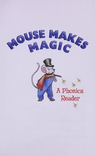 Cover of Mouse makes magic