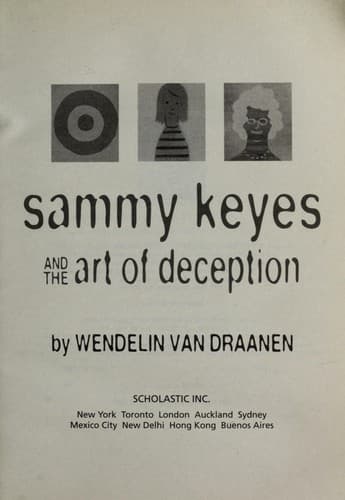 Cover of Sammy Keyes and the art of deception