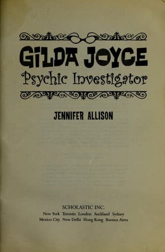 Cover of Gilda Joyce, psychic investigator