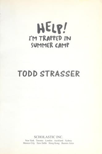 Cover of Help! I'm Trapped in Summer Camp (2 books)