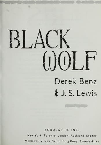 Cover of The rise of the Black Wolf