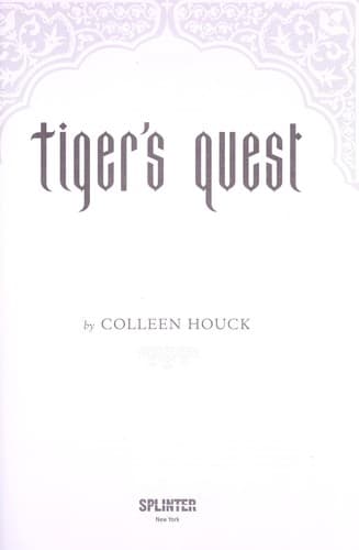 Cover of Tiger's Quest (Tiger's Curse #2)