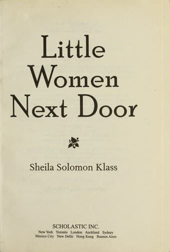 Cover of Little women next door