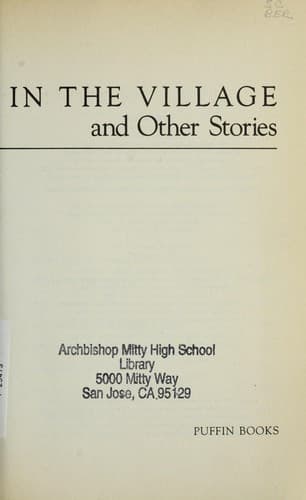 Cover of A thief in the village, and other stories
