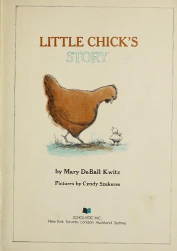 Cover of Little Chick's story
