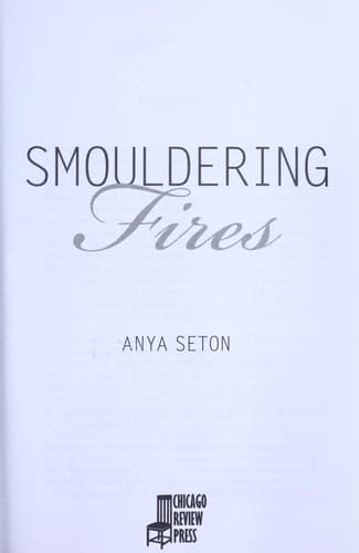 Cover of Smouldering fires