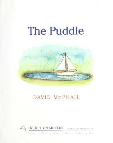 Cover of The puddle