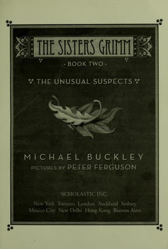 Cover of The unusual suspects (Sisters Grimm #2)
