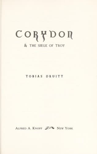 Cover of Corydon and the siege of Troy