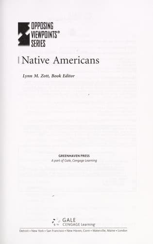 Cover of Native Americans