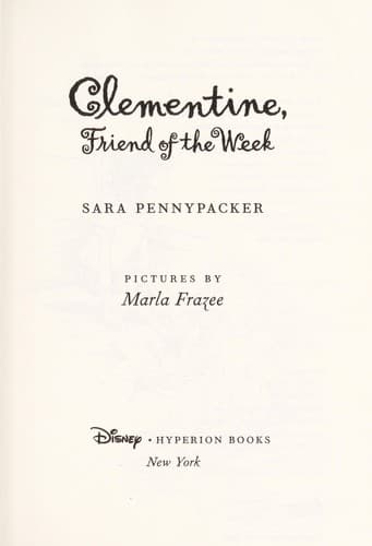 Cover of Clementine, Friend of the Week