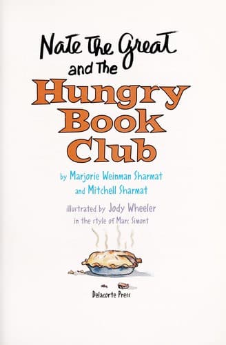 Cover of Nate the Great and the hungry book club