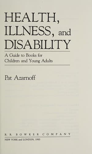 Cover of Health, illness, and disability