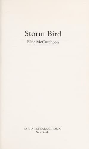 Cover of Storm bird