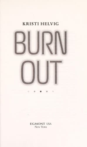 Cover of Burn out