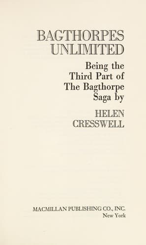 Cover of Bagthorpes Unlimited (The Bagthorpe Saga #3)