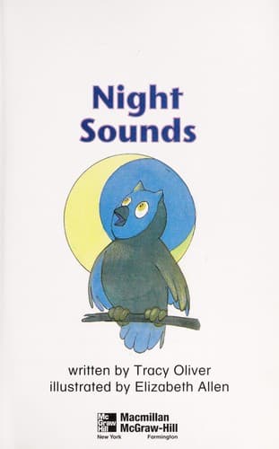 Cover of Night sounds