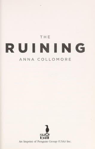 Cover of The ruining