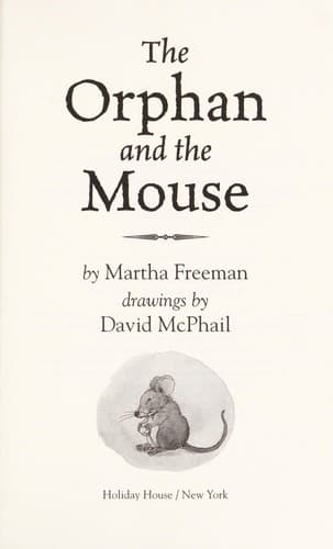 Cover of The orphan and the mouse