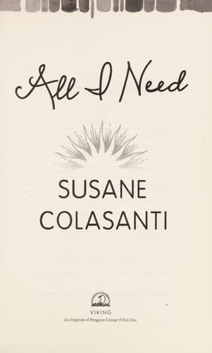 Cover of All I need
