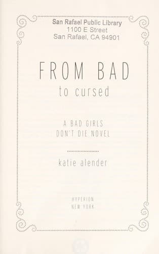 Cover of From bad to cursed
