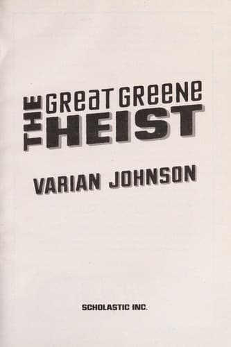 Cover of The Great Greene Heist