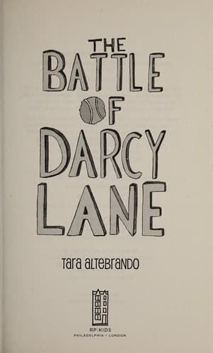 Cover of The battle of Darcy Lane