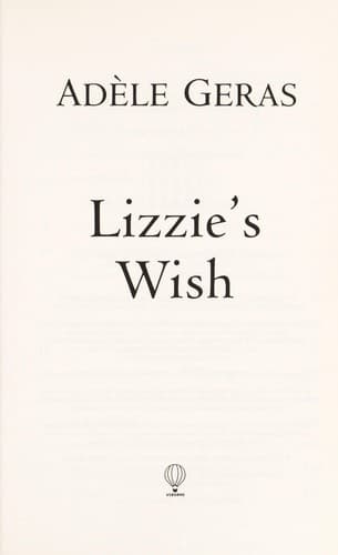 Cover of Lizzie's wish