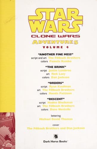Cover of Star Wars: Clone Wars Adventures: Volume 4