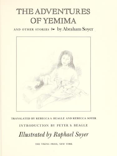Cover of The adventures of Yemima, and other stories