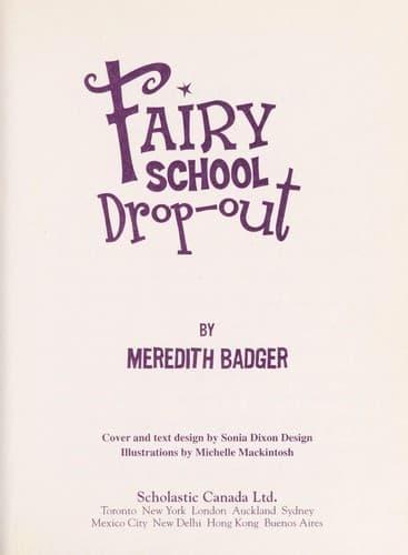 Cover of Fairy school drop-out
