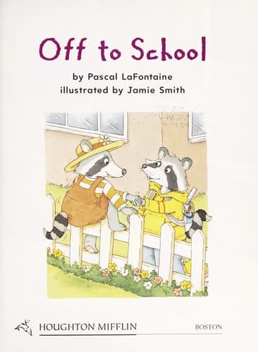 Cover of Off to school
