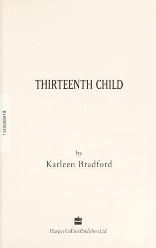 Cover of Thirteenth Child