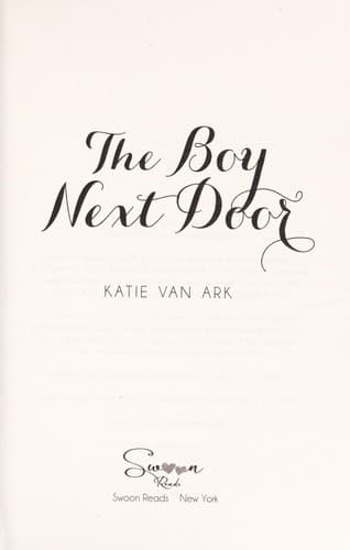 Cover of The boy next door