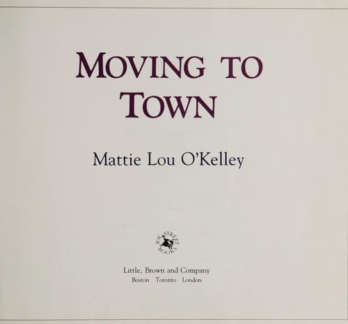 Cover of Moving to town