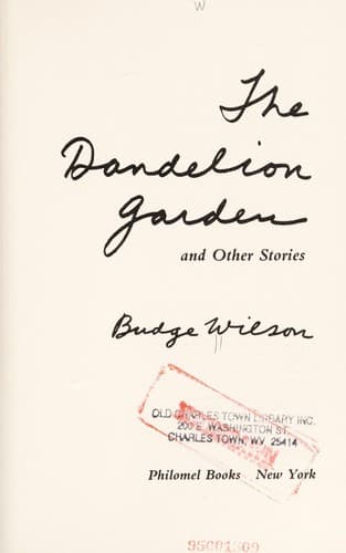 Cover of The dandelion garden and other stories