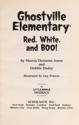 Cover of Red, white, and boo!