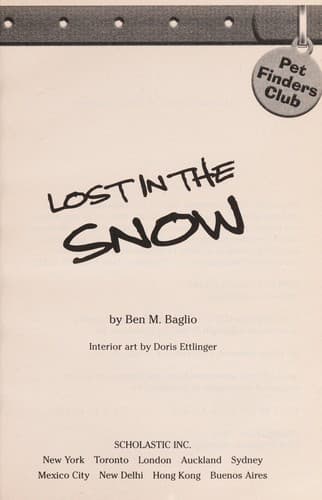 Cover of Lost in the snow