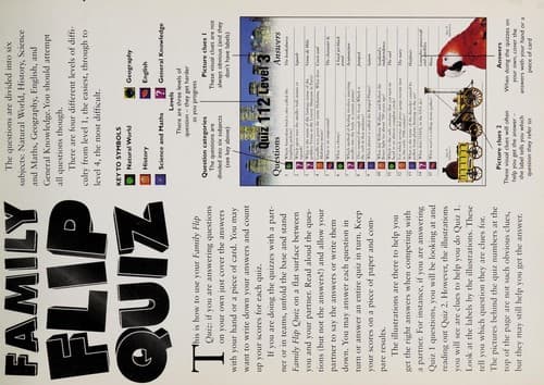 Cover of Family flip quiz