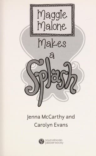 Cover of Maggie Malone makes a splash