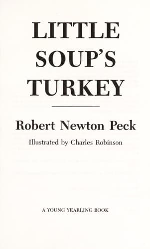 Cover of Little Soup's Turkey