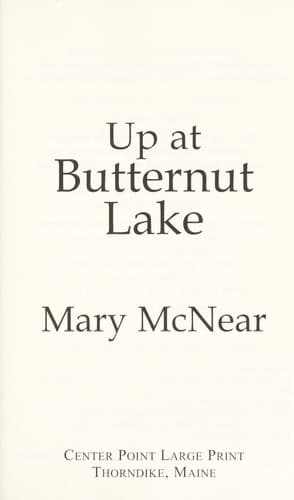 Cover of Up at Butternut Lake