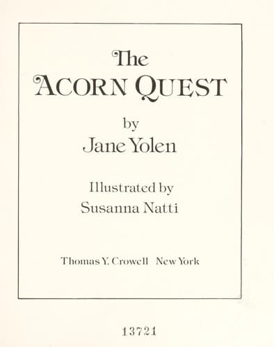 Cover of The acorn quest