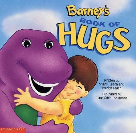 Cover of Barney's book of hugs
