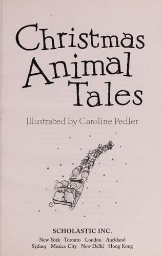 Cover of Christmas animal tales